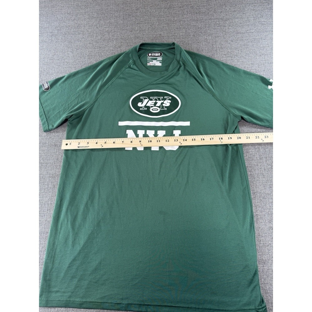 Under Armour HeatGear NY Jets NFL Combine Authentic Shirt Men's Medium Green - Picture 5 of 7